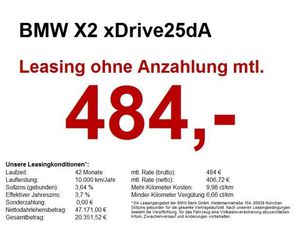BMW X2 xDrive25dA M Sport X Paket LED.NaviPlus.Stop&